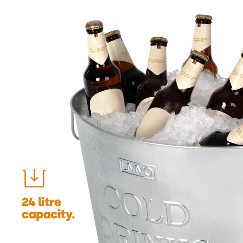 Galvanised Ice bucket & Champagne Bath